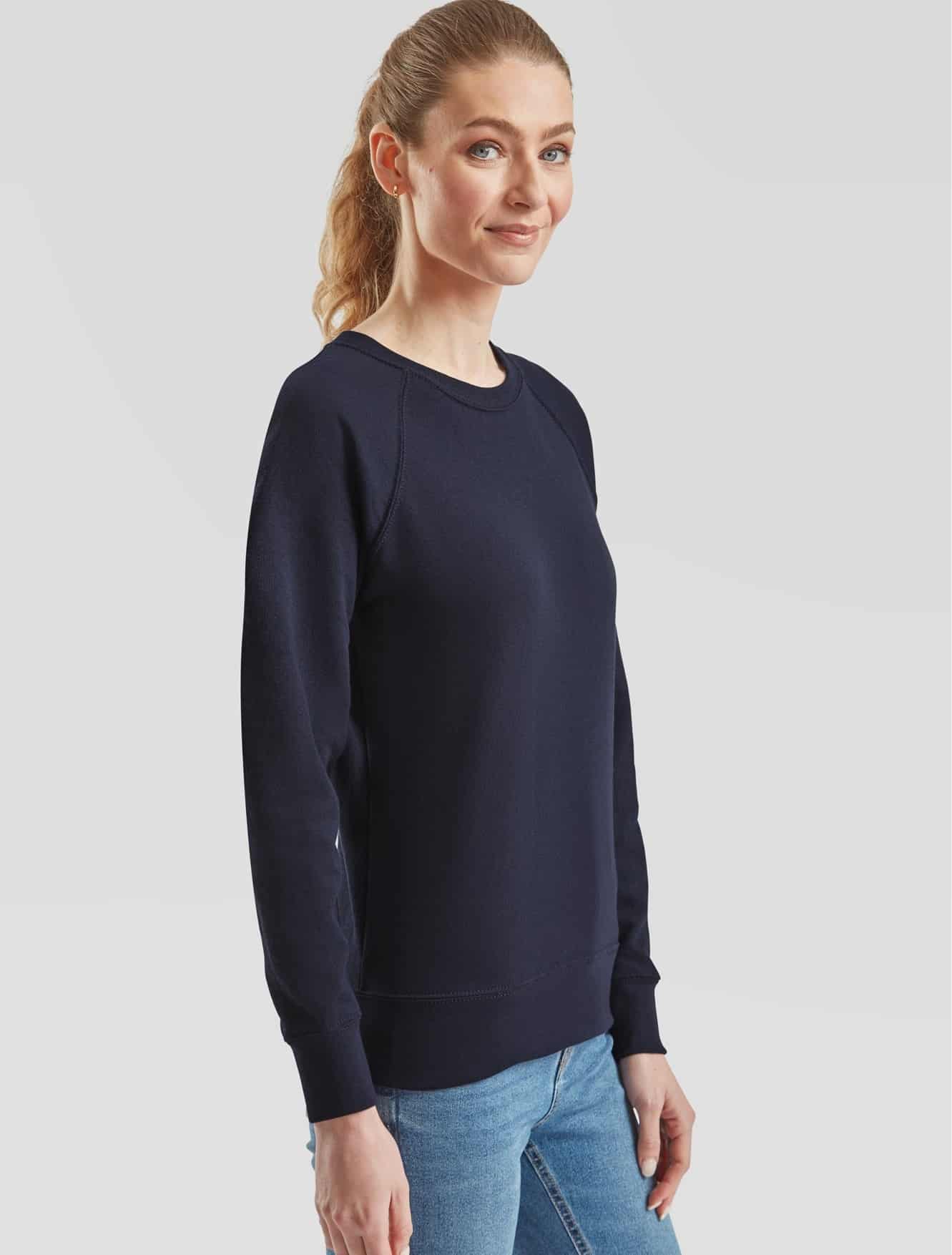 Raglan sweater voor dames bedrukken