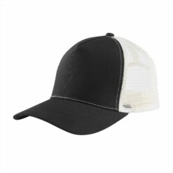 retro trucker cap bedrukken zwart off white