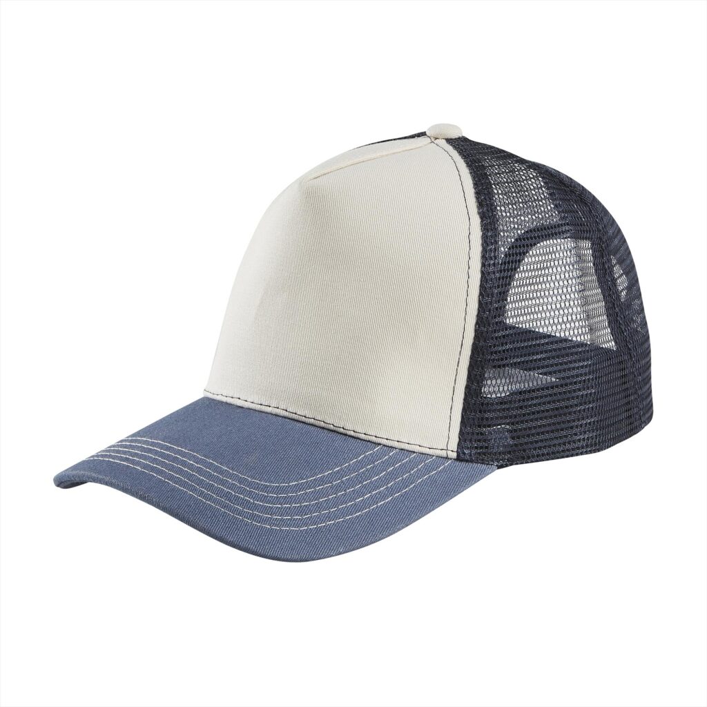 canvas trucker cap marine bedrukken