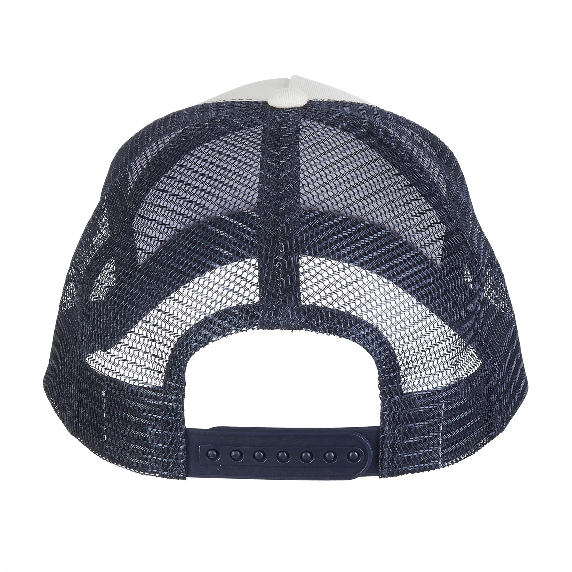 canvas trucker cap marine back
