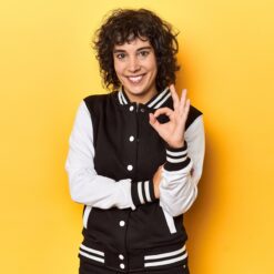 gender neutrale baseball sweater bedrukken