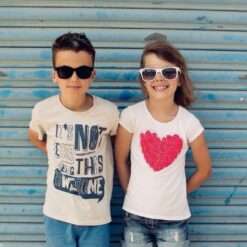 biologisch t-shirt bedrukken kind 8 jaar