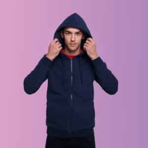 Capuchon sweater met rits online ontwerpen en laten bedrukken