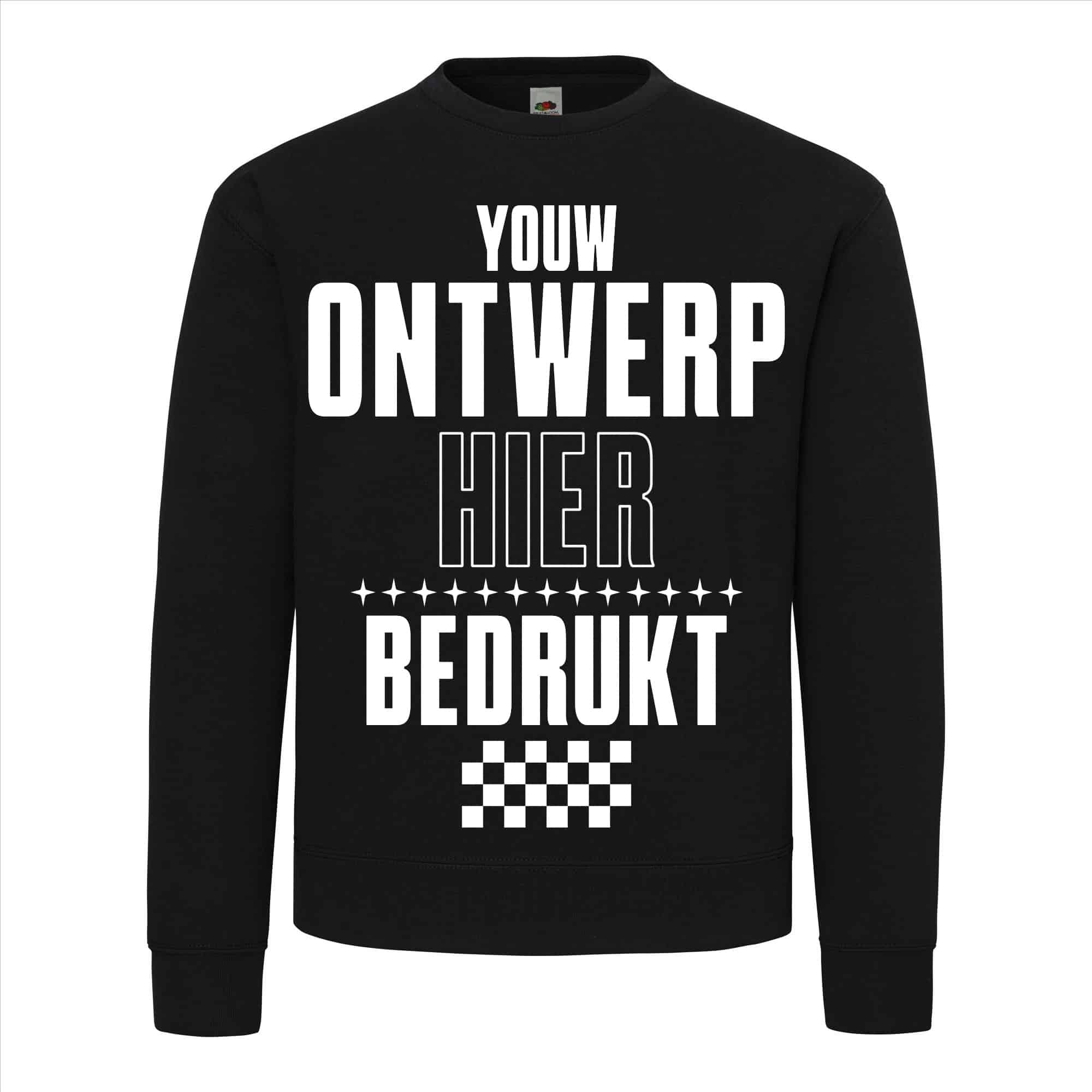 Dikke trui bedrukken maat xl