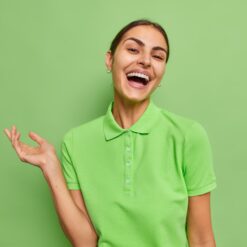 groene dames polo maat xl bedrukken