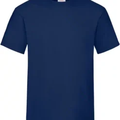 heavy t shirt navy met eigen opdruk op de voorzijde