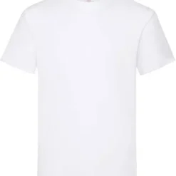 heavy t shirt wit met eigen opdruk op de voorzijde