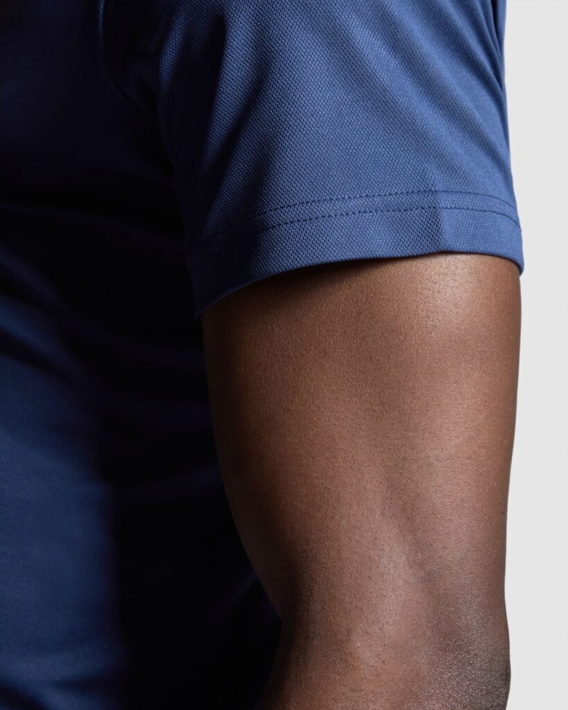 sportpolo mouwen stretch