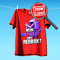sample t-shirt met eigen label bedrukken dames L