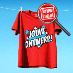 sample t-shirt met eigen label bedrukken dames M