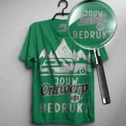 sample t-shirt met eigen label bedrukken heren XXL