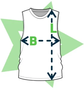 tanktop maatvoering