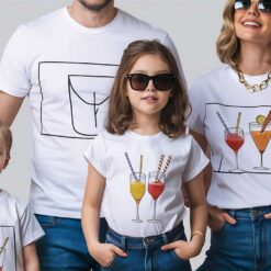t-shirt bedrukken voor de hele familie maat 152 kind