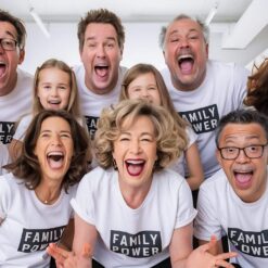 t-shirt bedrukken voor de hele familie maat s