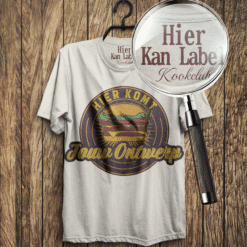 t-shirt met eigen label bedrukken heren L