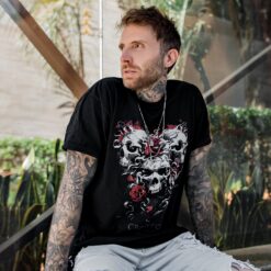 dtg bedrukt t-shirt heren xl