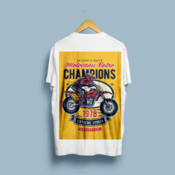t-shirt met hele grote opdruk maat m