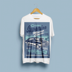 t-shirt met hele grote opdruk voorop maat xxl