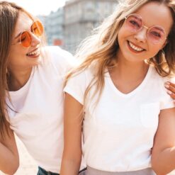 v-hals t-shirt dames s bedrukken