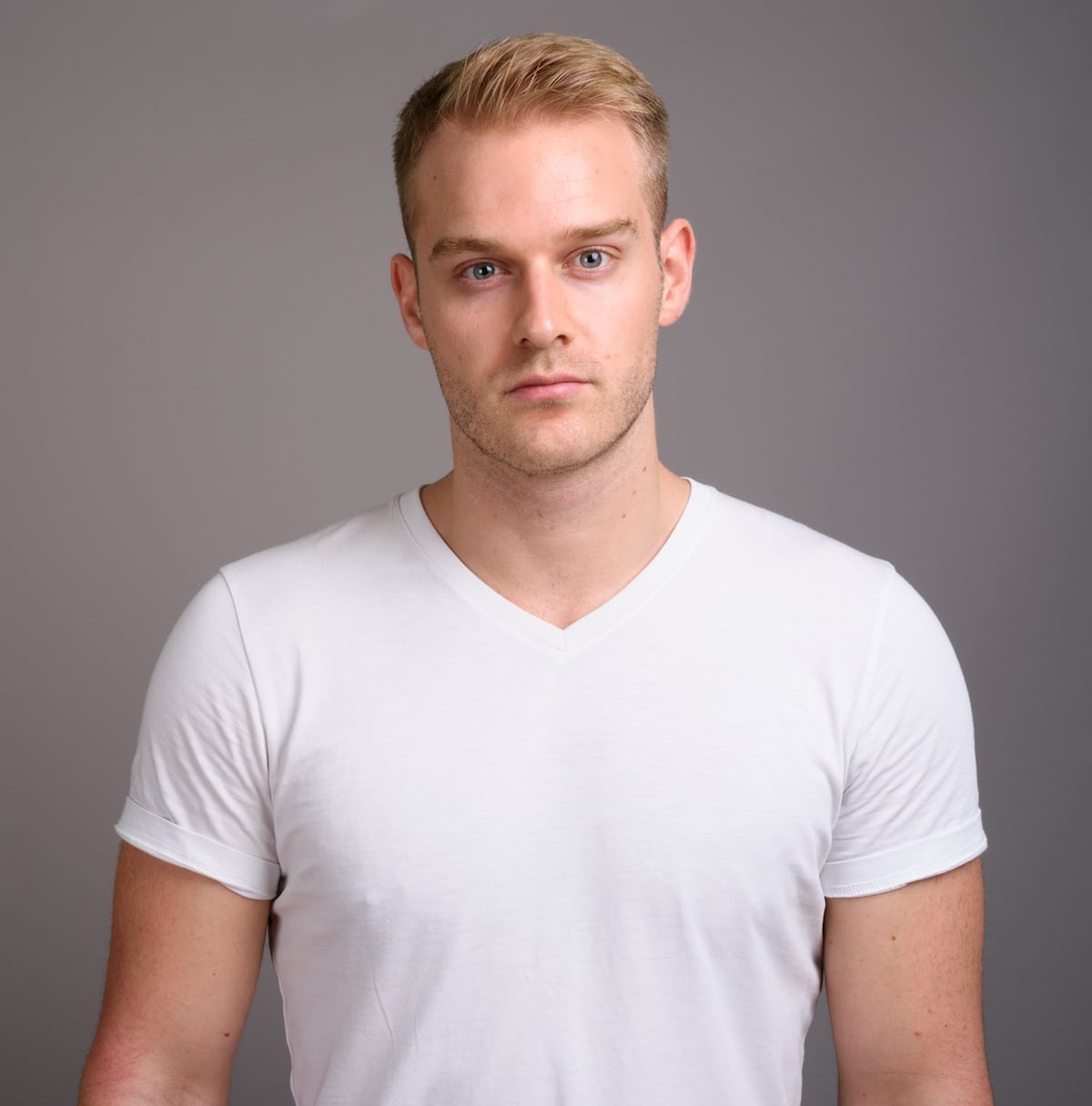 v-hals heren bedrukken